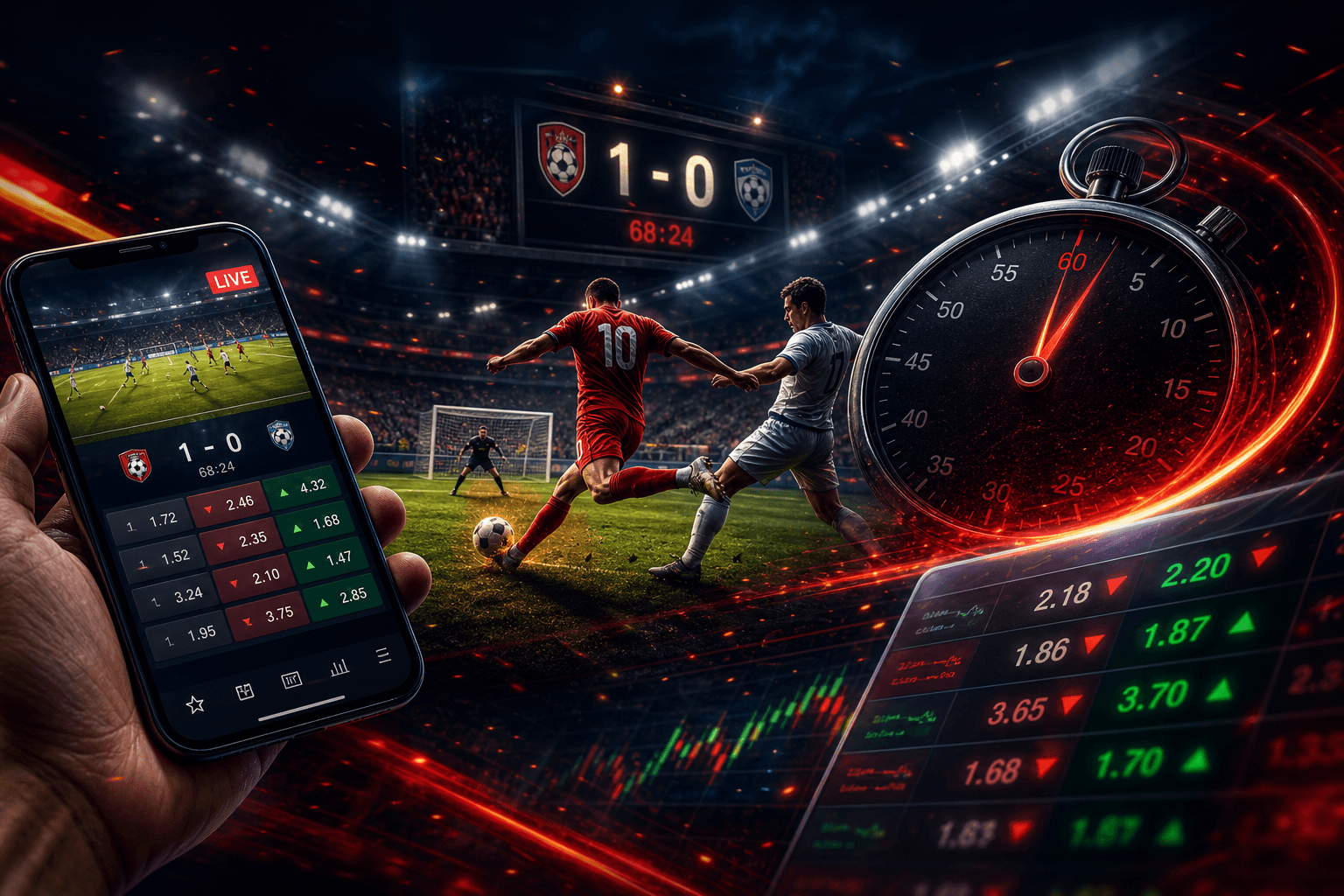 วิธีแทงบอลสด (Live Betting) ให้ได้เปรียบ