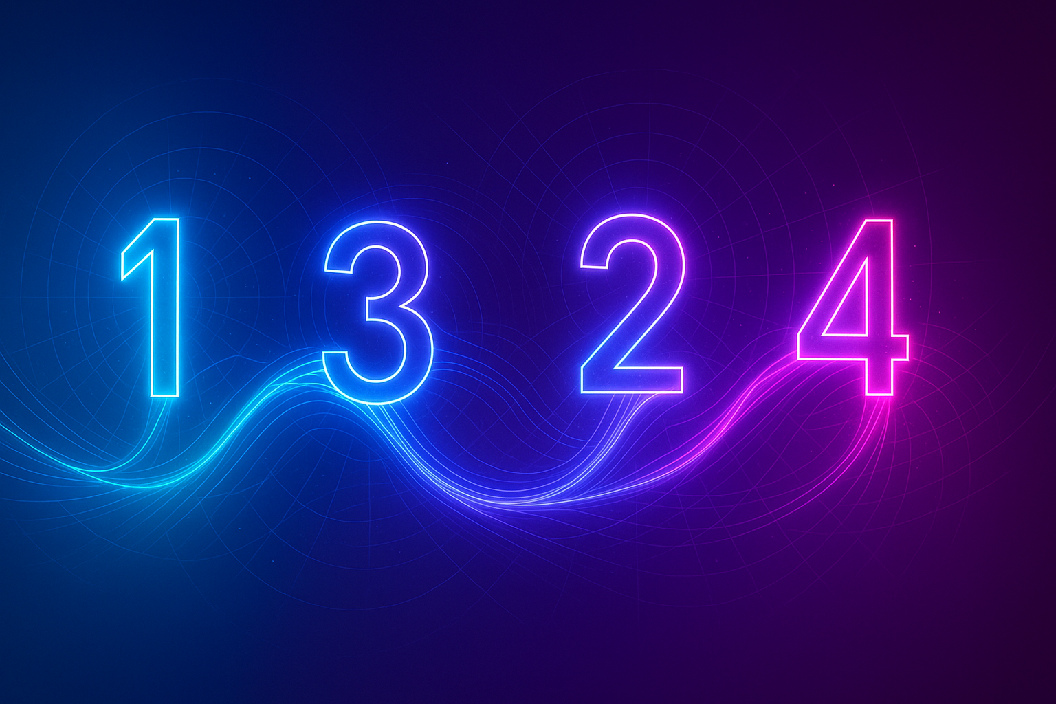 ทำไมตัวเลข 1-3-2-4 ถึงถูกออกแบบมาแบบนี้?